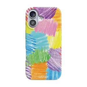 Casely iPhone 17 Case | Scribble Me That | Crayola Rainbow Pencil | Compatible with MagSafe | Classic Ultra Thin Design