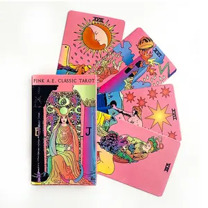 78 Beginner Classic Tarot Cards Set, Party Fortune-Telling Card Game, Christmas Thanksgiving New Year Holiday Fun Social Tabletop Paper Deck