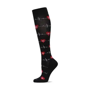 Memoi Unisex Keep the Beat! Compression Knee-High Socks