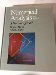 USED-Numerical Analysis: A Practical Approach by Melvin J. Maron (Hardcover)