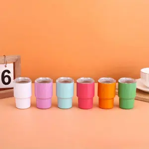 80ml Stainless Steel Water Cup, 1 Count Portable Mini Water Bottle, Suitable for Outdoor Camping, Picnic, Portable Tumbler Cup, Travel Tumbler Mug, Premium Cup