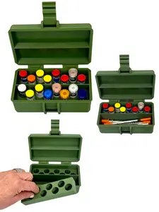 Modular Vial Storage Case for Travel and Fridge Organization - Multiple Compartments, Durable Design