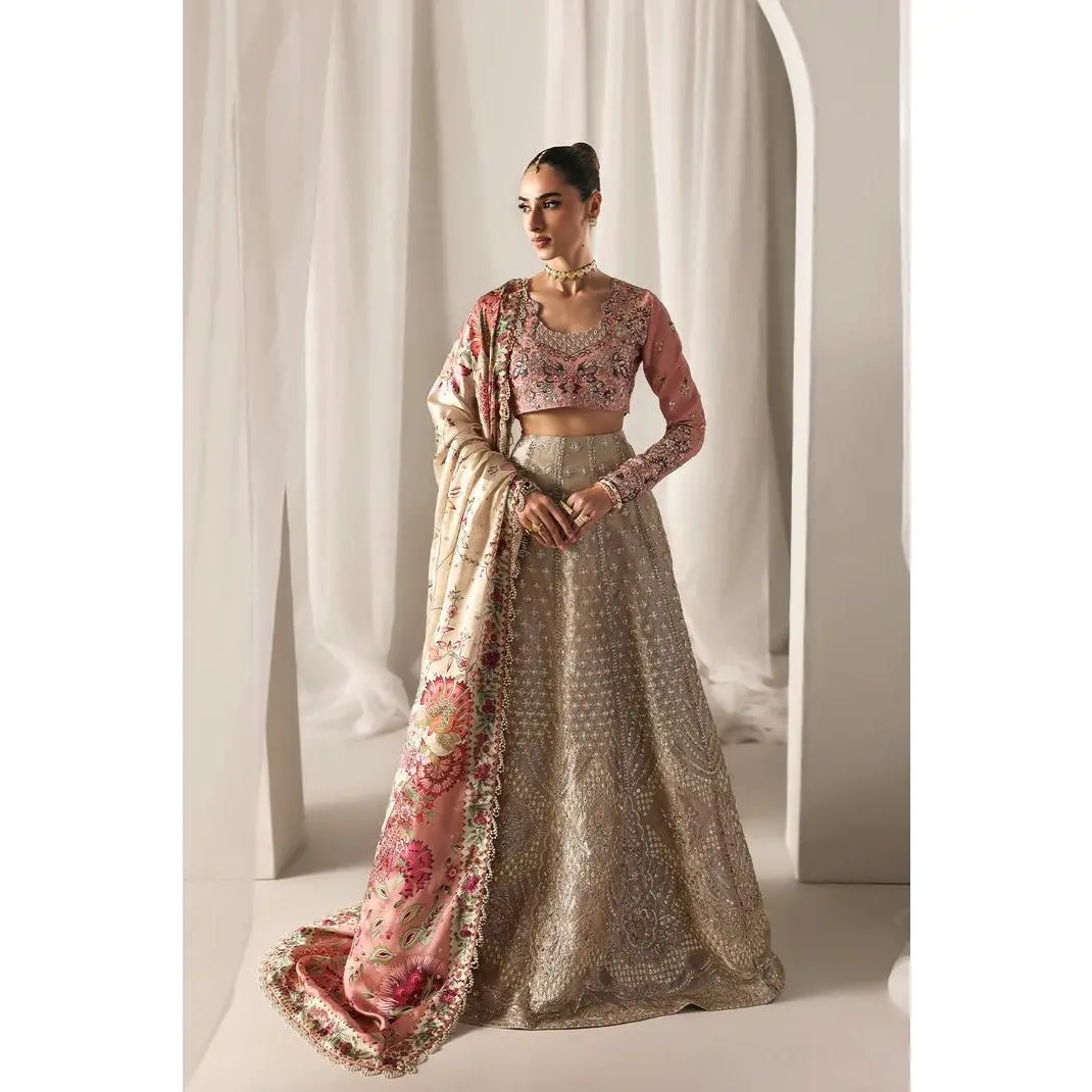 Emaan Adeel - Soft Glimmer Three Piece Raw Silk