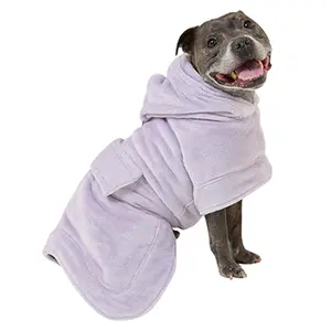 Darren & Phillip Calming Dog Robe - Anxiety Relief Fleece Coat - Matches Women's Robe