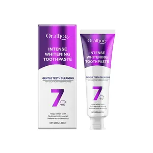 Intense Teeth Whitening Toothpaste with Enamel Repair, Deep Stain Removal, Gentle Daily Cleansing & Sensitive Oral Care Formula