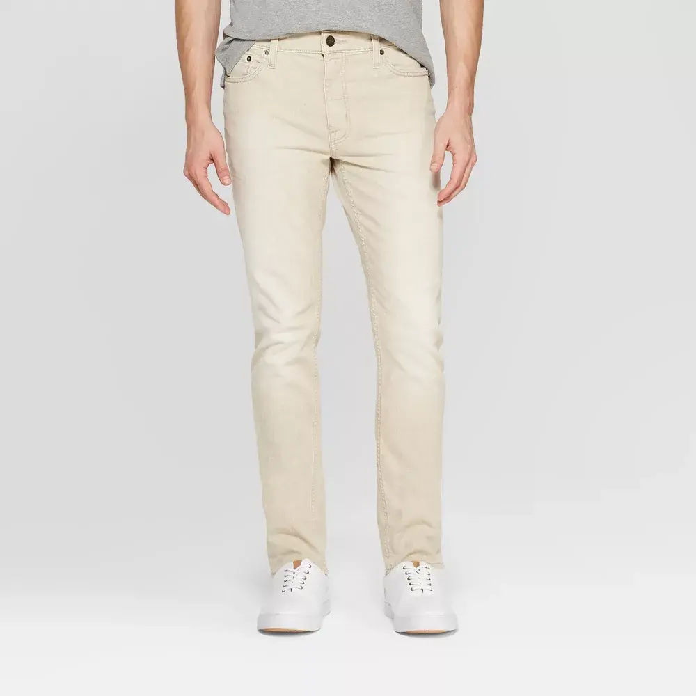 Goodfellow & Co Men's Mid Rise Slim Fit Leg Full Jeans Heavyweight