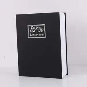 Creative Book Safe Box, Key Design Home Invisible Bedside, Small Fake Storage Box for Office Bedroom, Secure Hidden Compartment, Security Lock Box