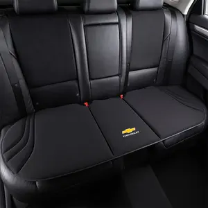 Chevrolet Cruze Tahoe Colorado Bolt Silverado Aveo Spark Onix Capti Luxury Car Seat Cover, PU Leather Cushion, Universal Auto Seat Protector