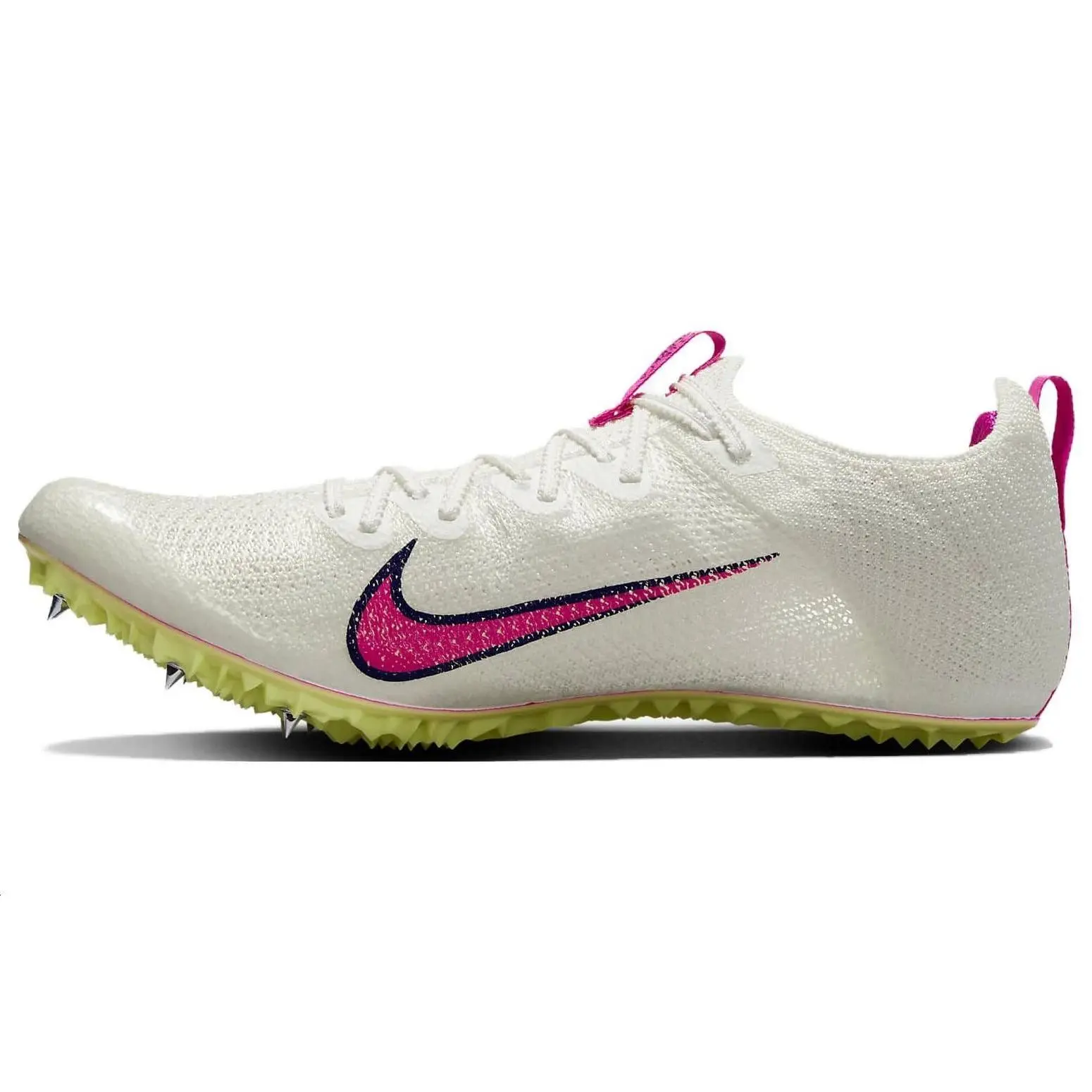 Superfly Elite 2 Track Spikes with Zoom Technology, Performance Running Shoes in Sail and Fierce Pink, Superfly Design CD4382-101, All Seasons, Casual, Football Fashion