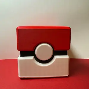 Pokeball GameBoy Cartridge Case for Console Storage