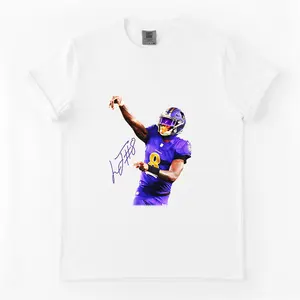 Comfort Colors Vintage Lamar Jackson T-Shirt, Football Player Graphic Tee,Big Face Celebrity Tee, Menswear Top Unisex