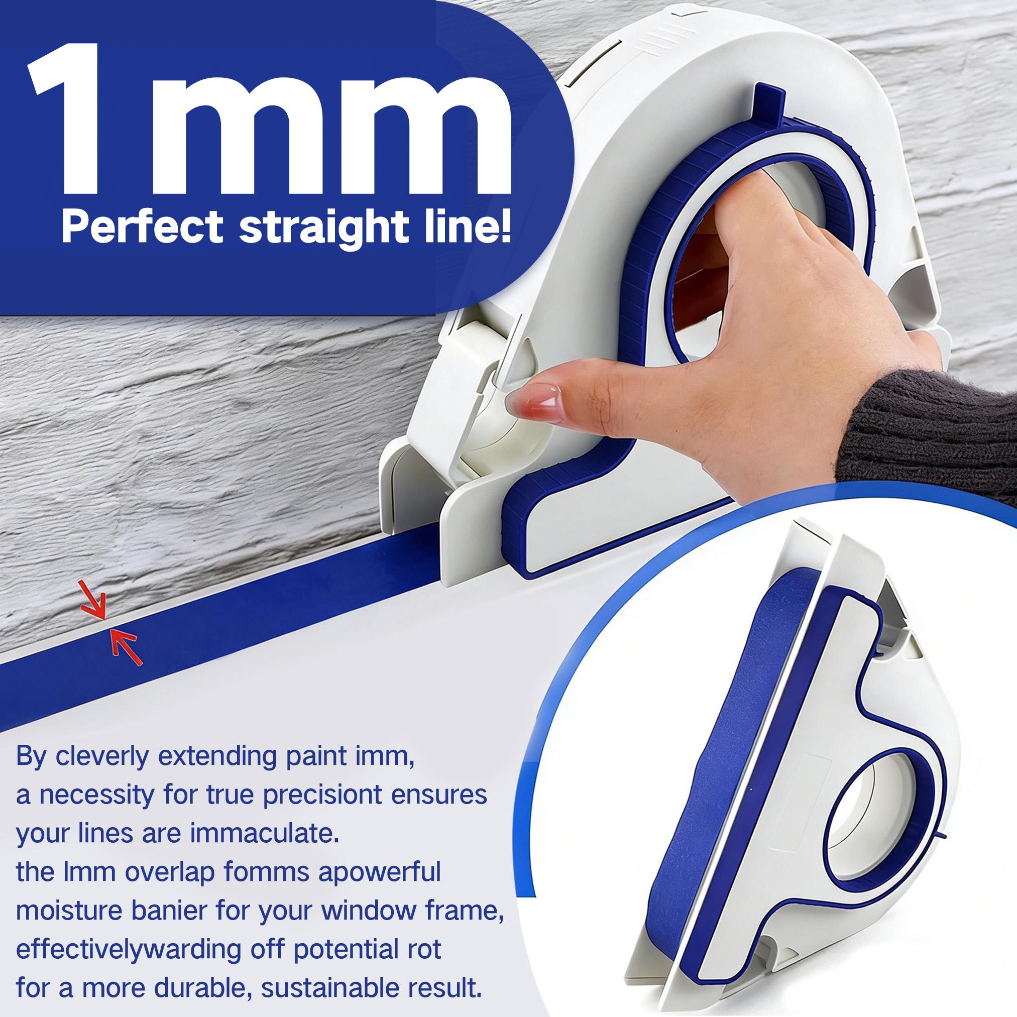 Masking Tape applicator works for 1 inch 2.5cm tapes a Professional Masking Tape Dispenser with a Scraper, Featuring 1mm spacing, Suitable for Decorative moldings, Walls, Caulking baseboards, and Floor finishes. Masking Tape applicator works for 1 inch 2.5cm tapes a Professional Masking Tape Dispenser with a Scraper, Featuring 1mm spacing, Suitable for Decorative moldings, Walls, Caulking baseboards, and Floor finishes.