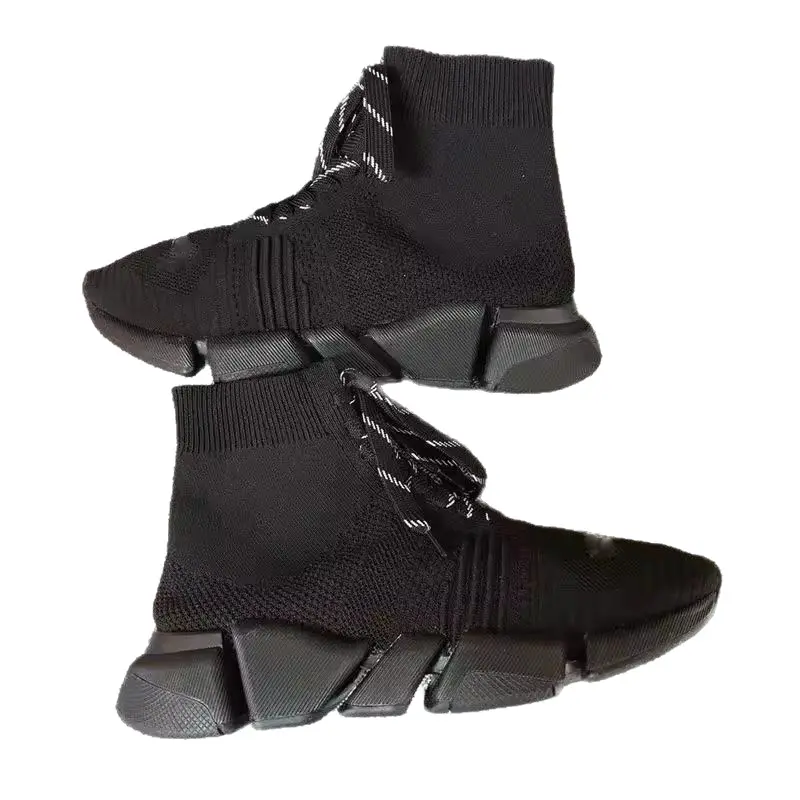 2026 sports shoes for men and women, sock boots, knitted elastic sock shoes, men's shoes