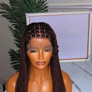 Full lace knotless braided wig, braided wig for black women, ready to ship next day, holidays gift ideas