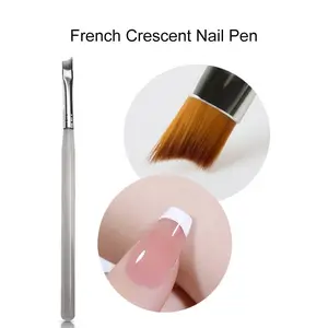 1/4pcs French Nail Art Brush Set, Fine Tip for Vintage Patterns, Home DIY Essential, Professional Manicure Tool, Single Item