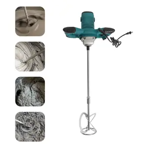 Handheld 2100 Watt Concrete Mixer, 6-Speed Electric, 800 RPM, for Mortar, Cement, and Paint Mixing