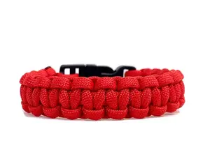 Engineered Red Paracord Bracelet