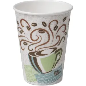 Dixie 5338CDPK Perfectouch Hot Cups, Paper, 8Oz, Coffee Dreams Design, 50/Pack (DXE5338CDPK) DIXIE SALES