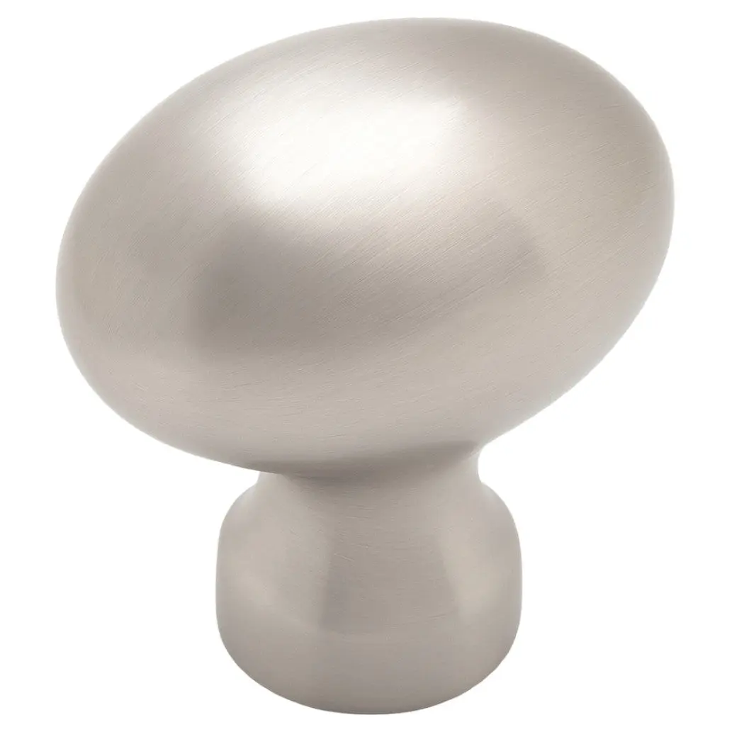Cosmas 6022SN Satin Nickel Large Oval Cabinet Knob