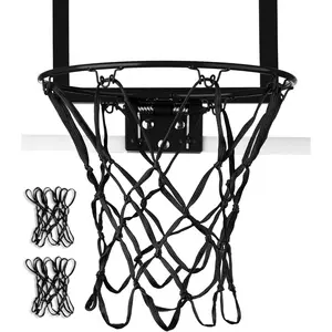 Mini Basketball Net Replacement 8 Loop [2 Pack], Vibrant Color, for Indoor Door/Room Walls 8"-10.25" Hoop