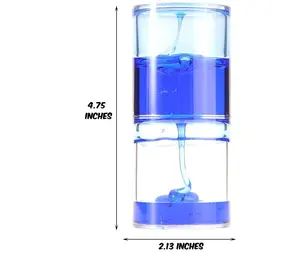 Liquid Motion Spiral Timer Fidget Calming and Soothing Desktop Toy Sensory Visual Toy Beautiful Ooze Tube for Autism, Anxiety & ADHD ideal birthday Adult Fidget