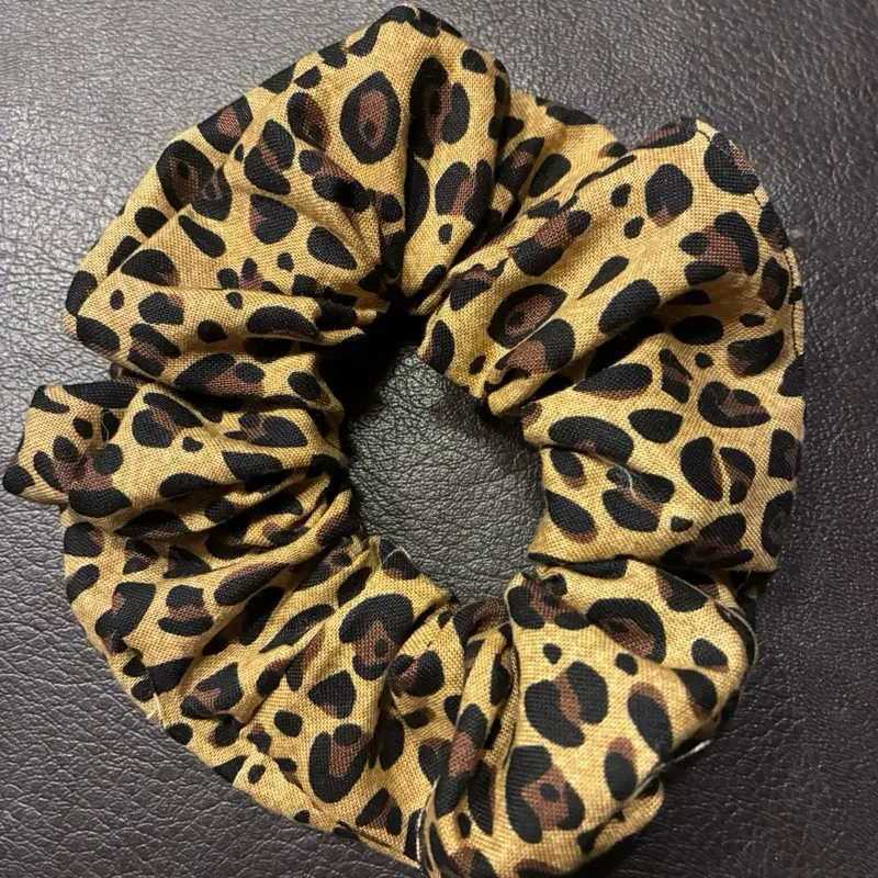 Animal Print Hair Scrunchie
