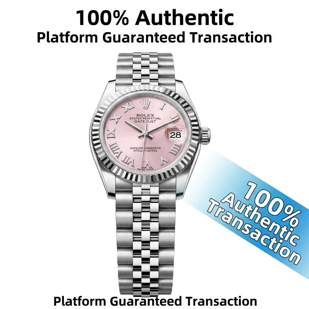 Rolex Datejust 179174 Automatic 26mm Pink Dial Stainless Steel & White Gold Ladies Watch WHP041567