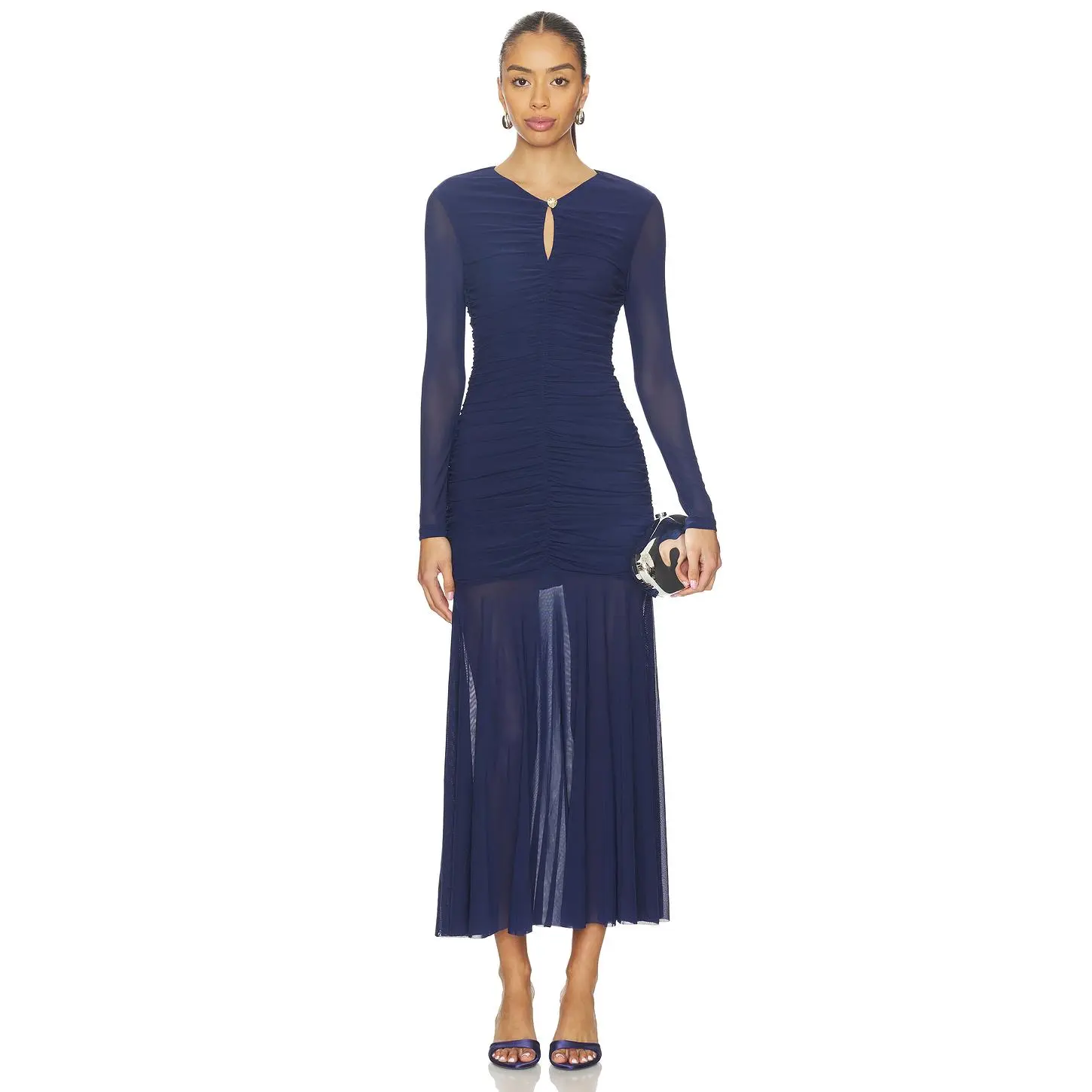 ASTR the Label Yasmine Dress in Navy