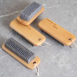 Multi-Purpose Wooden Laundry Brush for Home & Commercial Use, Soft Bristle Cleaning Brush for Clothes and Shoes, Ideal for Kitchen and Laundry