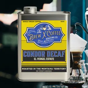 The Brew X Coffee Condor Decaf El Vergel Estate Single Origin Coffee Roasted in Montana Territory 250g