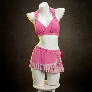 Final Fantasy VII Rebirth FF7 Aerith Gainsborough Swimsuit Cosplay Costume