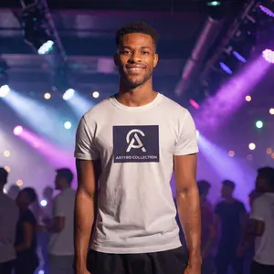 AC Logo Graphic Tee — Artfro Collection | Purple & White Unisex