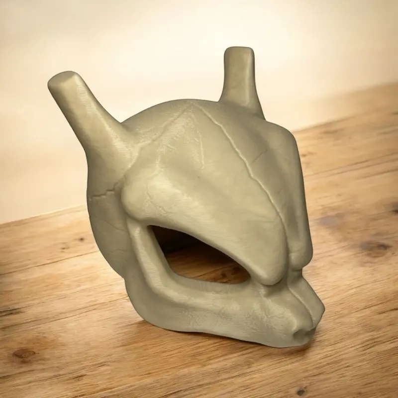 Pokémon Mewtwo skull 3D printed figurine