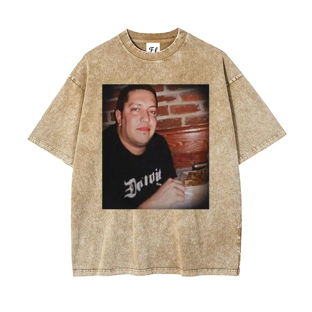 Men's Retro Graphic T-Shirt - Impractical Jokers Fans' Stylish Soft Washed Cotton Short-Sleeve Round Neck Relaxed-Fit Unisex Oversized Casual Top, Pre-Shrunken, Machine Washable, All Seasons, S/M/L Sizes