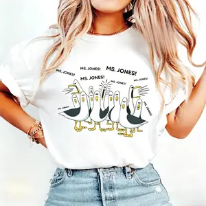 Custom Seagull Teacher TShirt, Funny Teacher Tee, Personalized Appreciation Gift