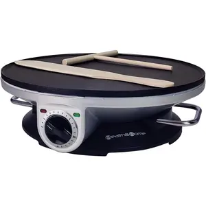 Crepe Maker - 13 Inch Crepe Maker & Electric Griddle & Non-stick Pancake Maker-Crepe Pan (-A)