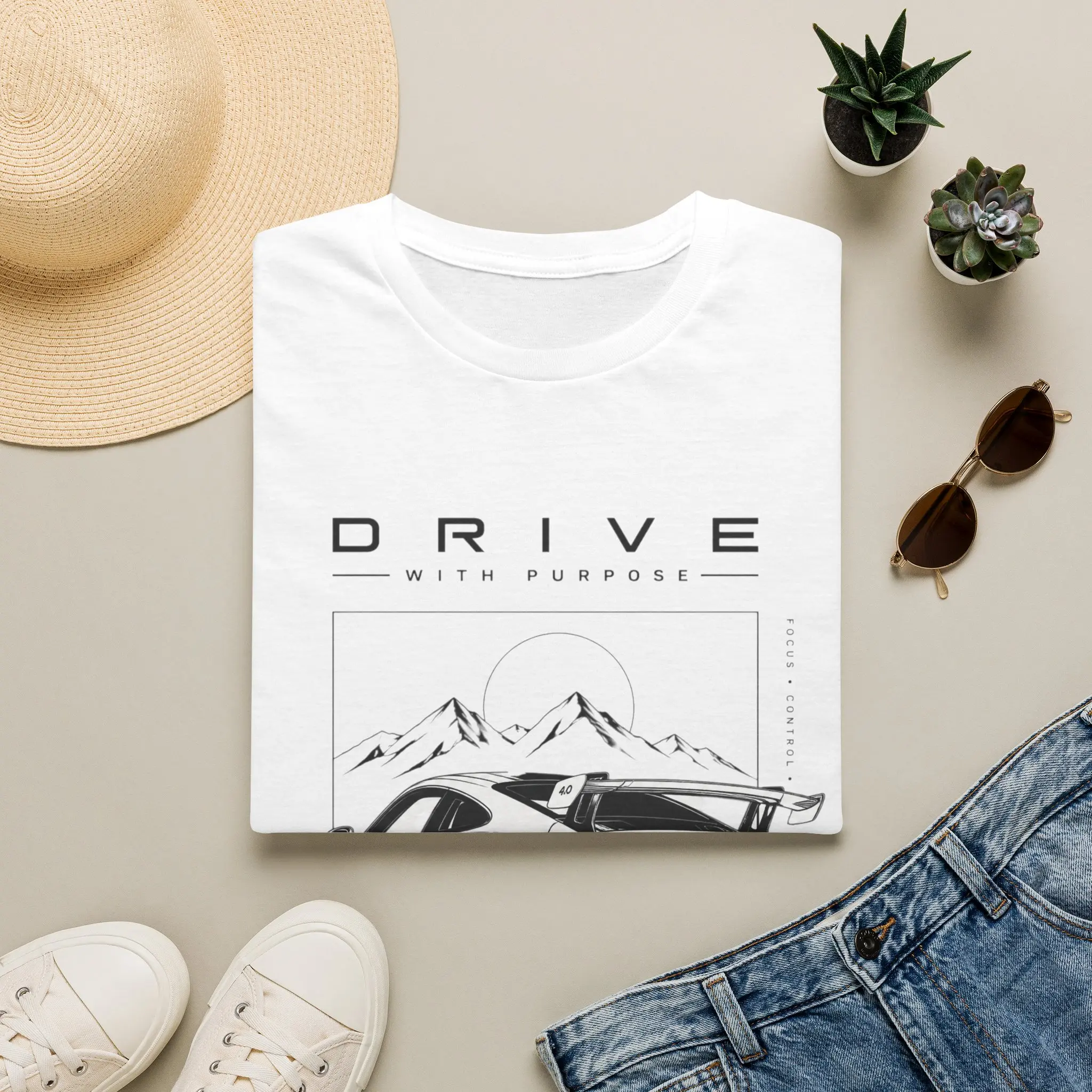 Porsche GT3 T-Shirt | Minimalist Sports Car Graphic Tee | Performance Car Shirt | Porsche Enthusiast Gift | Automotive Streetwear