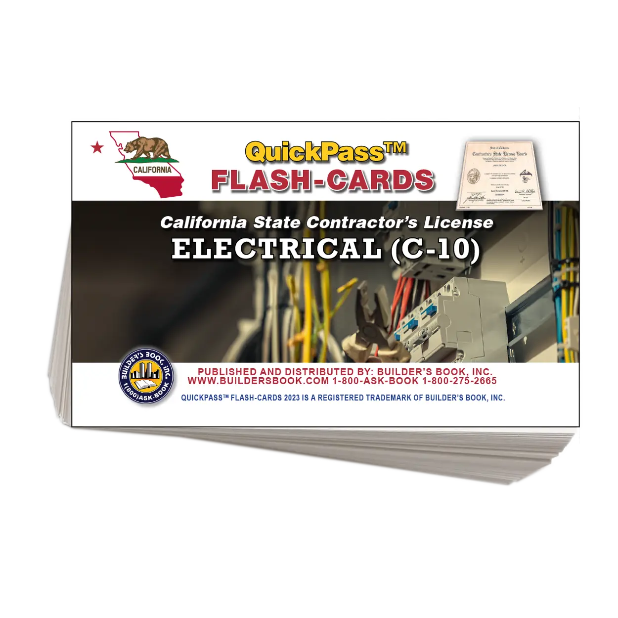 C-10 Electrical Contractor Exam QuickPass Flash Cards