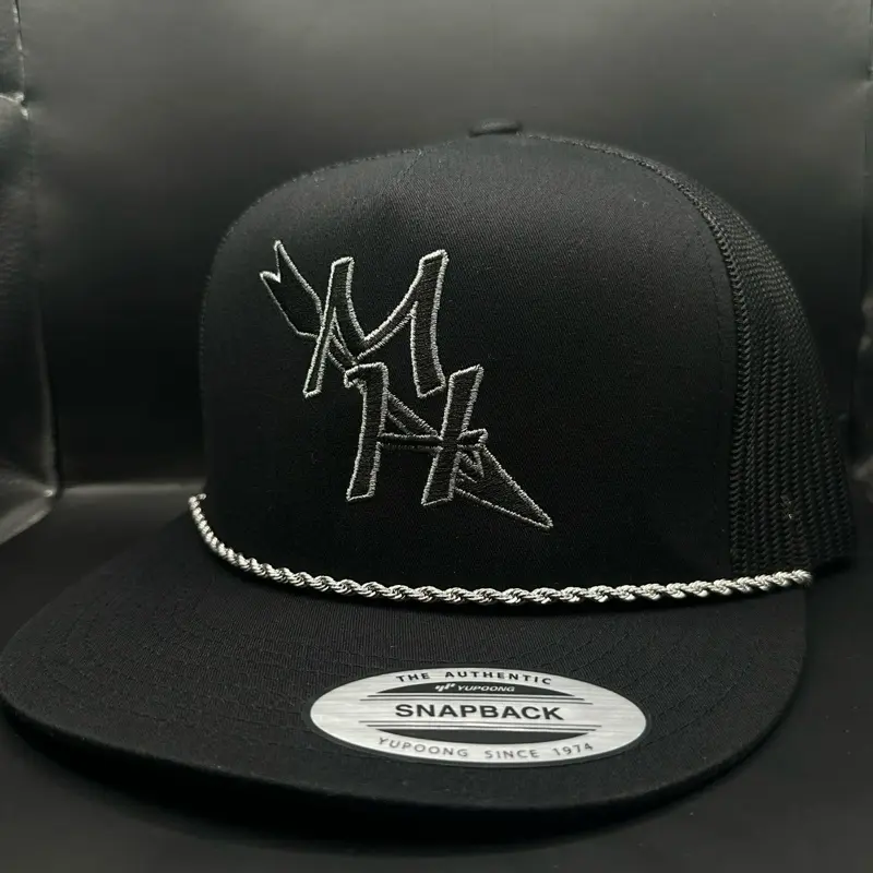 “The Ugly” SnapBack hat with a stainless steel rope chain