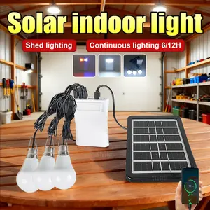 4800mAh/2600mAh Long-Life Solar Chandelier and Solar Floodlight, Security Indoor/Outdoor LED Solar Wall Light Fixtures, Outdoor Patio Lights, Outdoor Safety Lighting, Suitable for Warehouses, Gazebos, Sheds and Camping