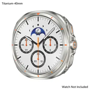 METAL ARMOR Case for Samsung Galaxy Watch 8 : 40mm/44mm – Heavy Duty Alloy Bumper with PC Back, Shockproof Cover for Men, Anti-Fall & Anti-Scratch Cover, Easy Snap-On Installation, Watch Protector.  【Watch Not Included】