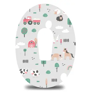 Farm Animals Dexcom G6 Tape