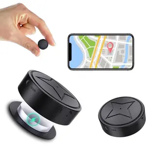 Metal Micro Vehicle GPS Tracker Device (1x1cm) - No Subscription, Strong Magnetic, Real-Time Anti-Theft Protection, Long Lasting Monitoring, Free App, Phone-Compatible, No SIM Required
