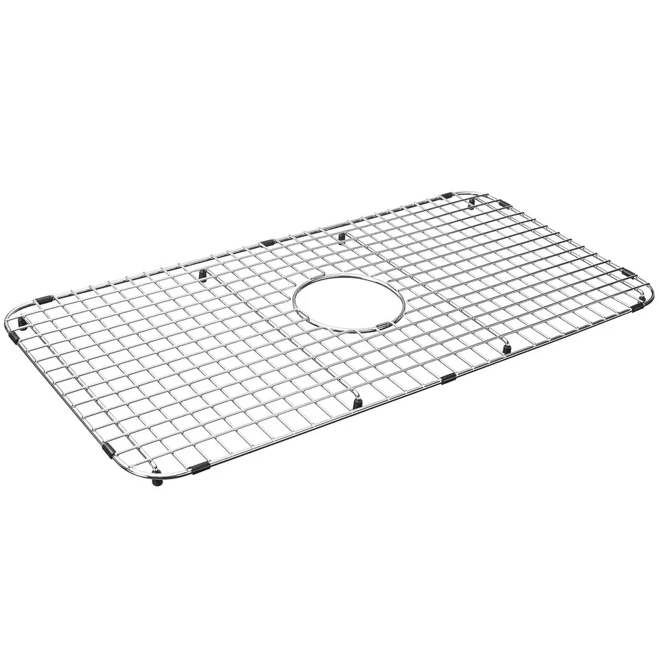 29.06-in x 13.94-in Center Drain Heavy-Duty  Stainless Steel  Sink Protector NDG2914C