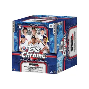 2025 Topps Chrome MLB Baseball Update Series Sapphire Edition Hobby Box
