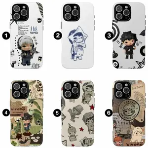 Hirono & Quirky Illustrations Collection Cute Character Phone Case Protection, Shockproof For IPhone 17-12, Pro Max, Pro Plus, and Samsung S25 24 23 Safety Case