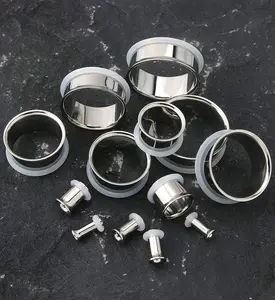 Titanium Single Flare Tunnel Plugs