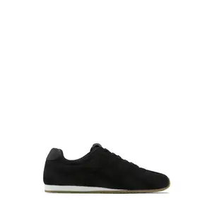 Downtown Stroll Lace Up Sneakers - Black