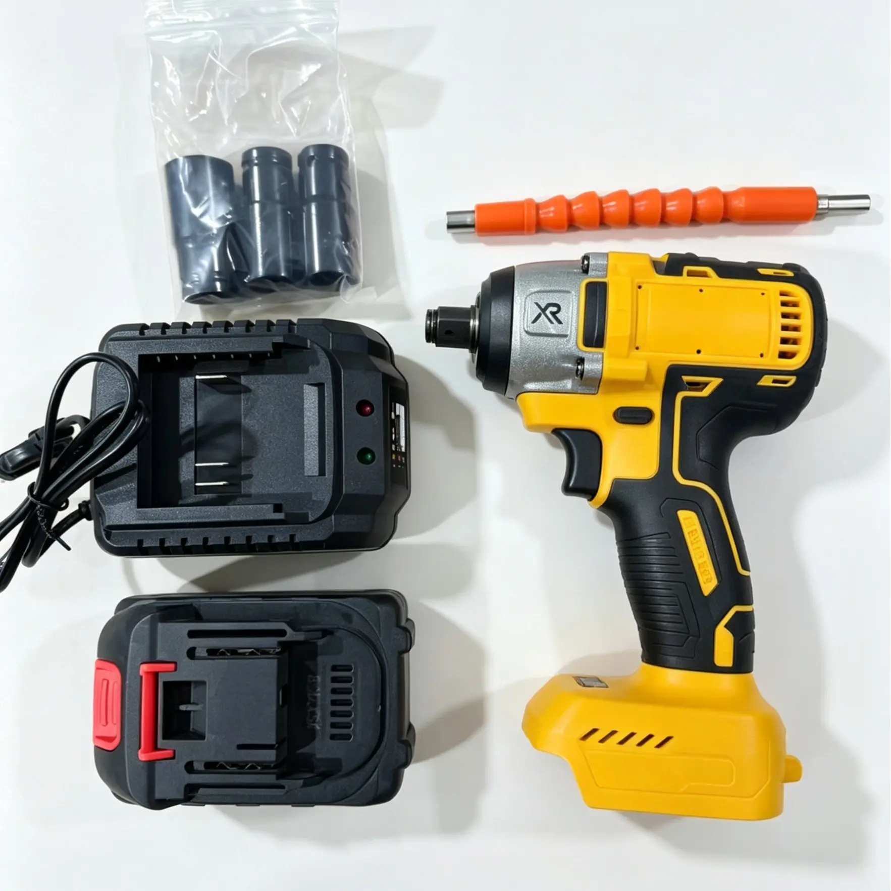 Electric Impact Wrench, Corded Power Tool for Heavy-Duty Fastening, Professional Grade for Automotive & Construction Repairs