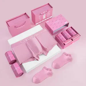 CARATKISS Pink men's underwear men's modal antibacterial boxer briefs high-end gift box
